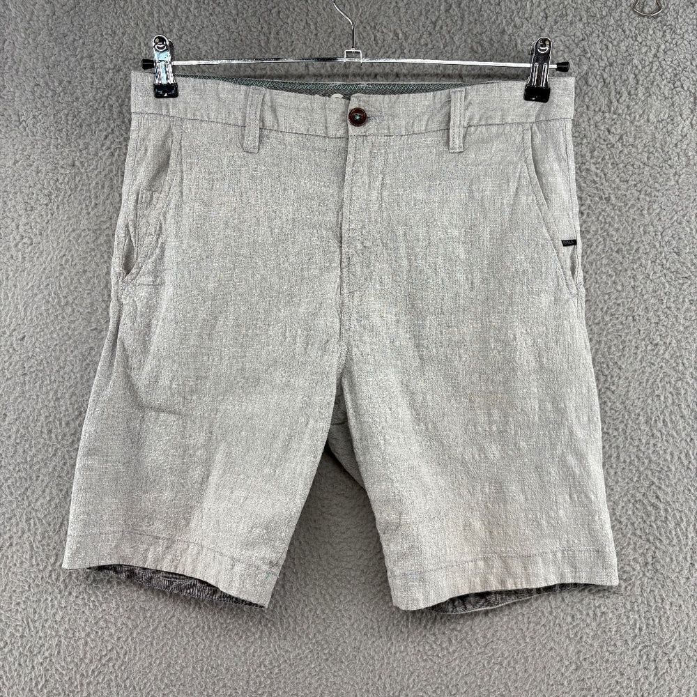 Vissla Shorts Men's 31 gray Stretch Cotton